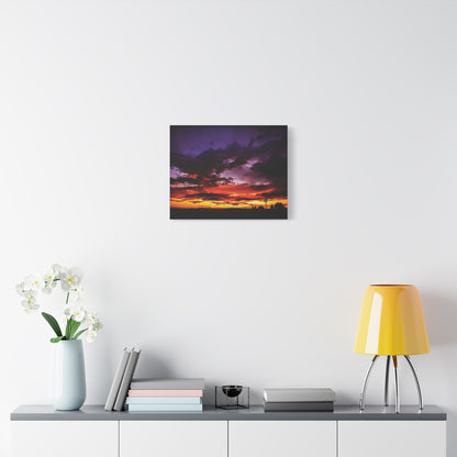 Ranch Sunset Matte Canvas Art
