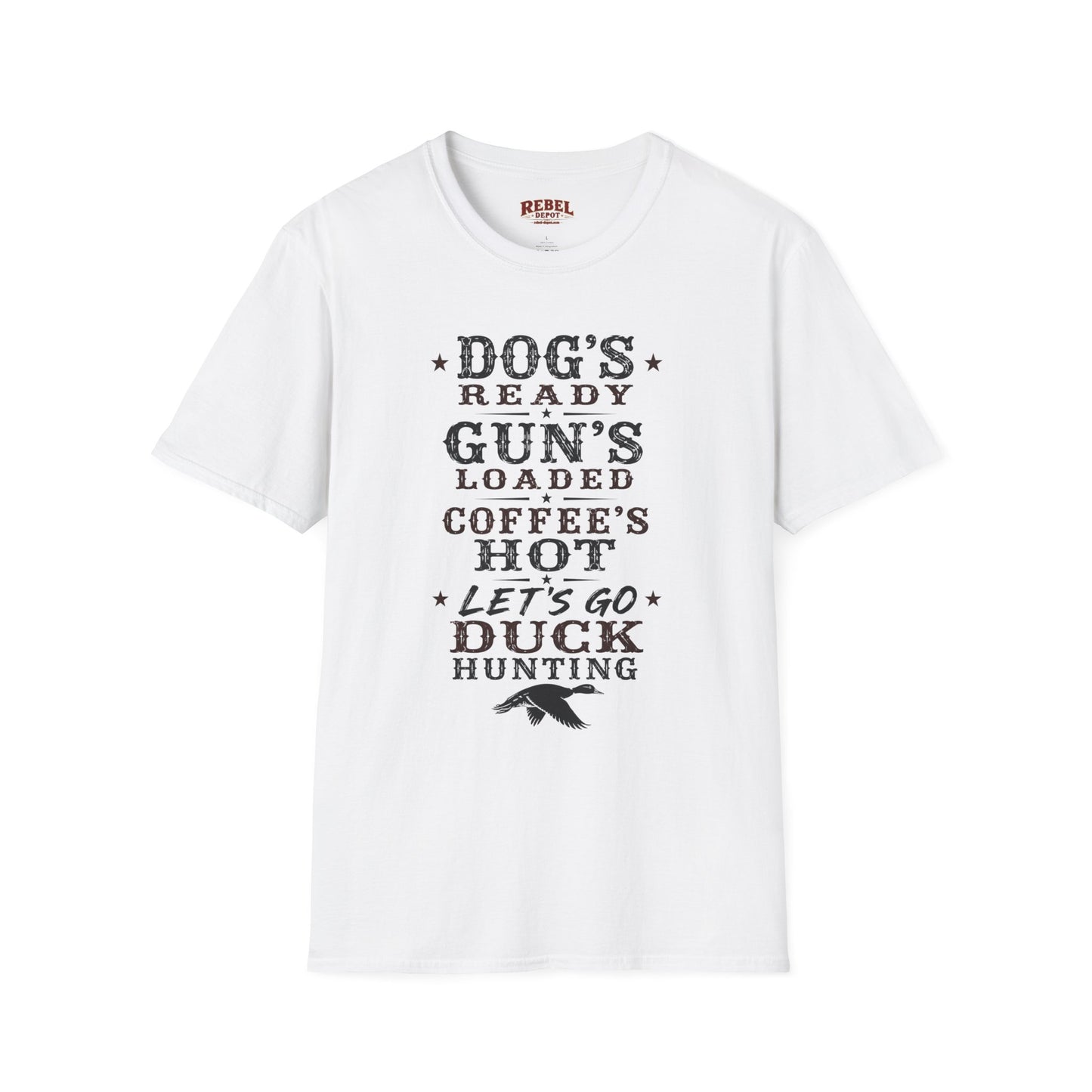Dog Gun Duck  Adult Size T-Shirt