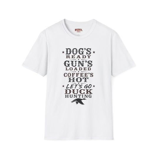 Dog Gun Duck  Adult Size T-Shirt