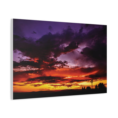 Ranch Sunset Matte Canvas Art