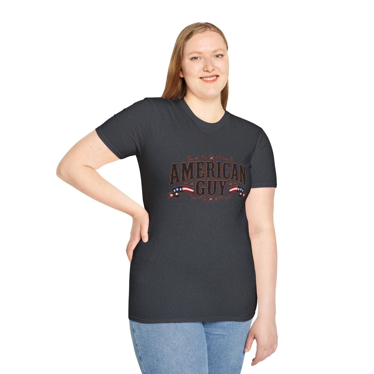 American Guy Patriot  Adult Size T-Shirt