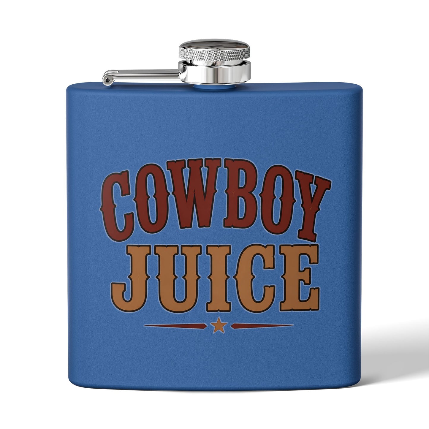 Cowboy Juice  Stainless Steel Flask, 6oz