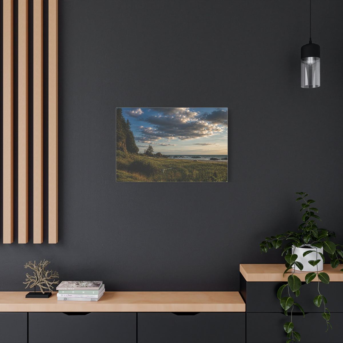 Neah Bay Beach  Matte Canvas Art