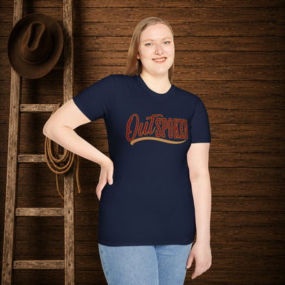 OutSpoken Cowgirl  Adult T-Shirt