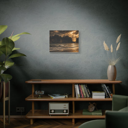 Coastal Cove Sunset  Matte Canvas Art