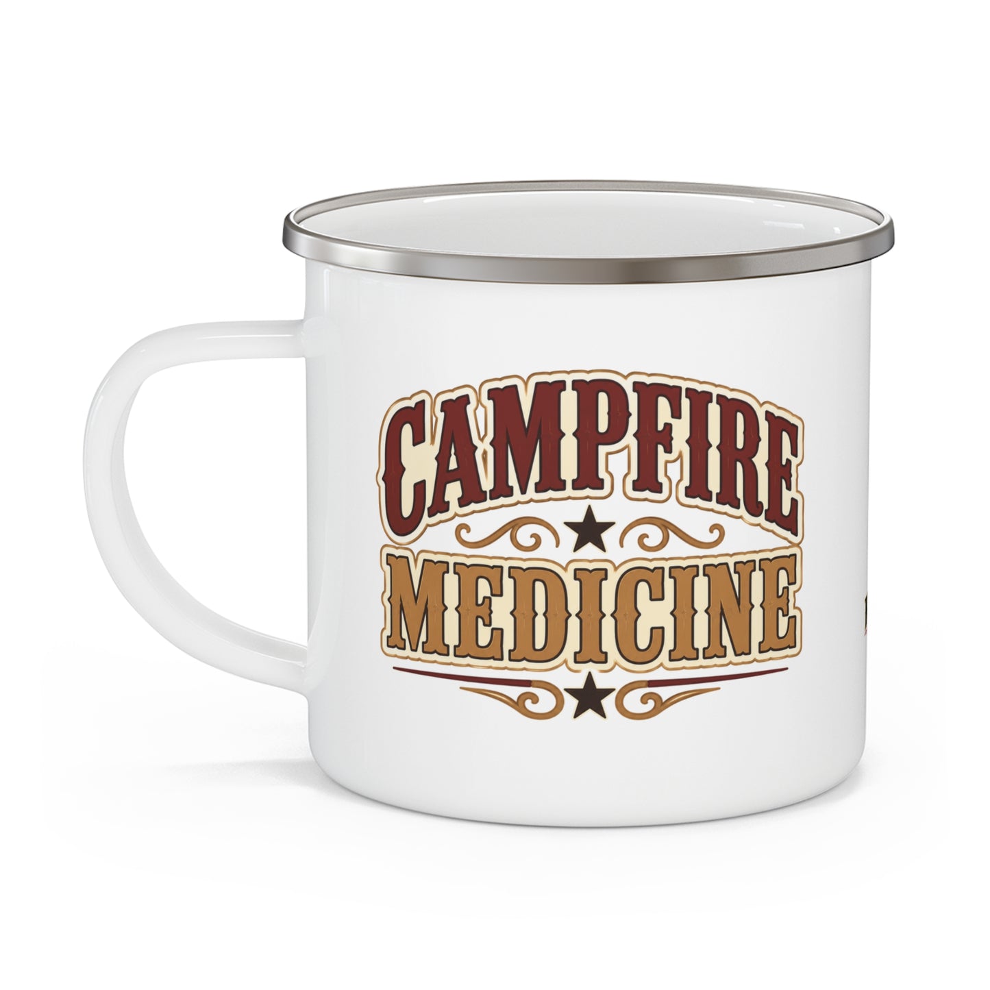 Campfire Medicine   Enamel Camping Mug