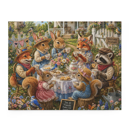 Country Tea Party  Puzzle (120, 252, 500-Piece)