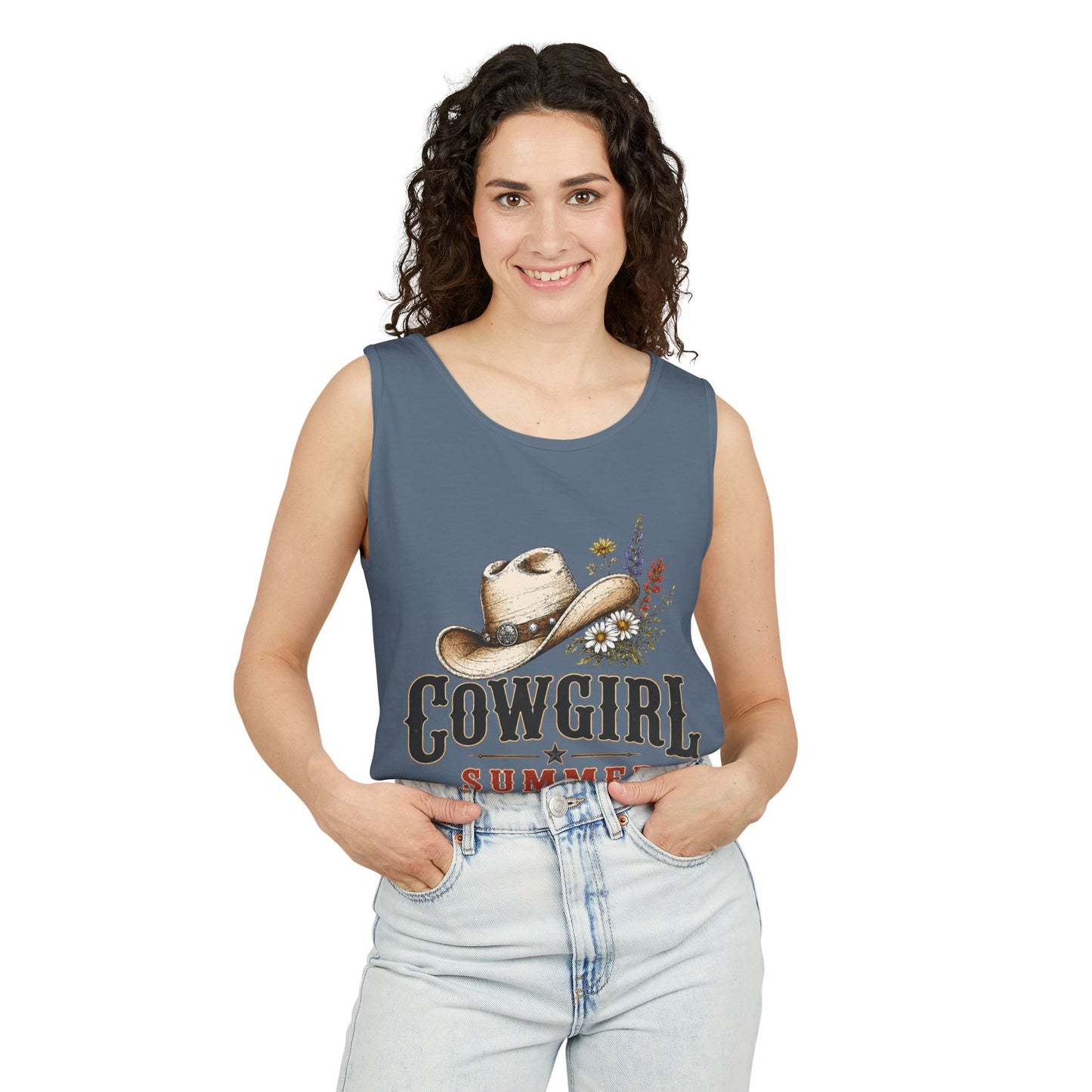 Cowgirl Summer   Adult Unisex Tank Top
