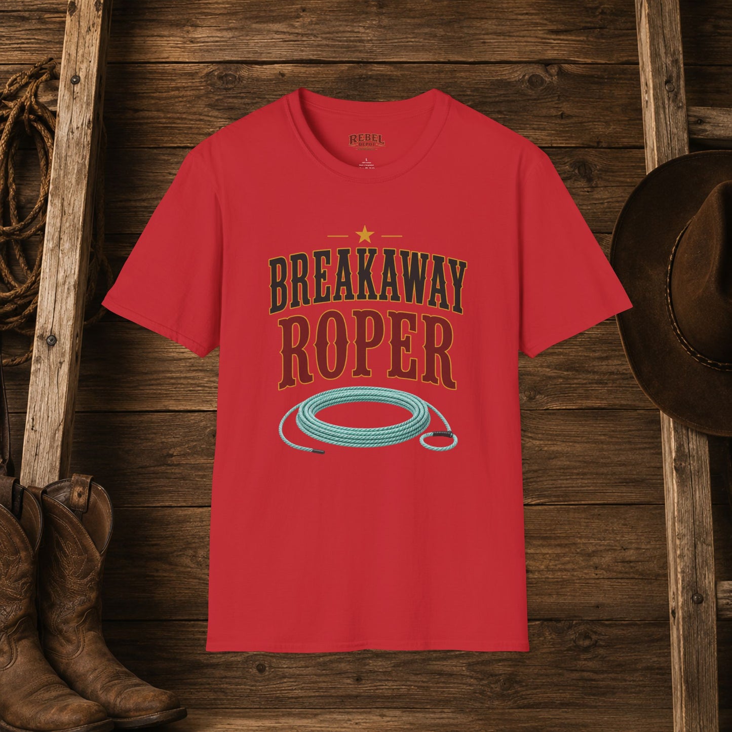 Breakaway Roper  Adult T-Shirt
