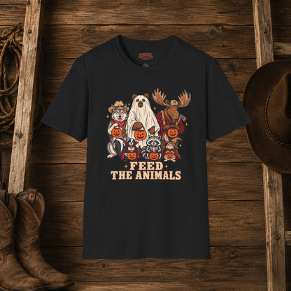 Feed The Animals   Adult Size T-Shirt