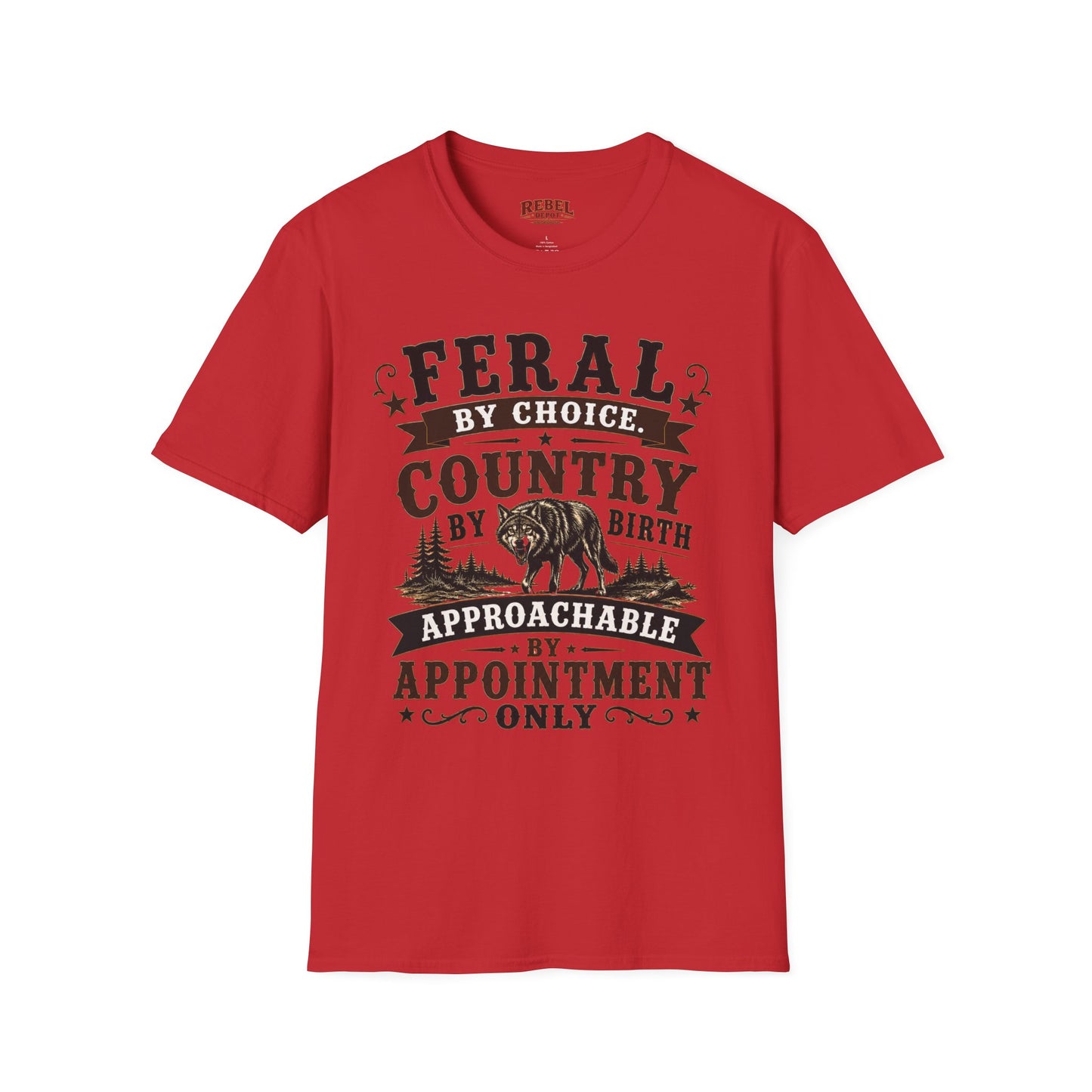 Feral By Choice  Adult Size T-Shirt