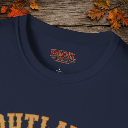 Outlaws Ride Wild   Adult Size T-Shirt