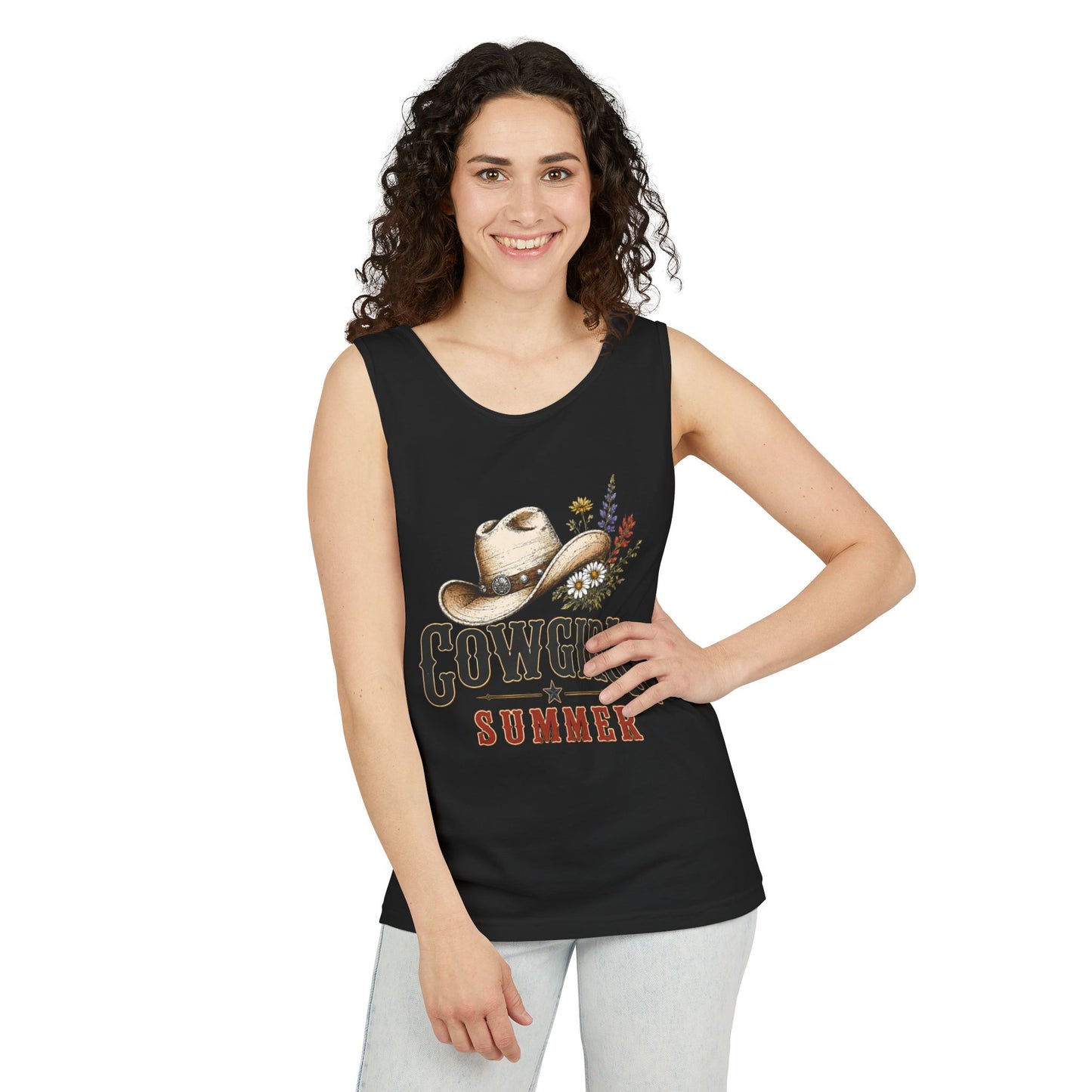 Cowgirl Summer   Adult Unisex Tank Top