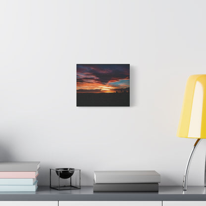 Country Sunset Matte Canvas Art