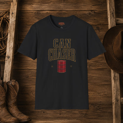 Can Chaser Cowgirl  Adult T-Shirt