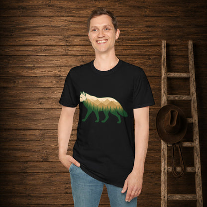 Wilderness Wolf  Adult Size T-Shirt