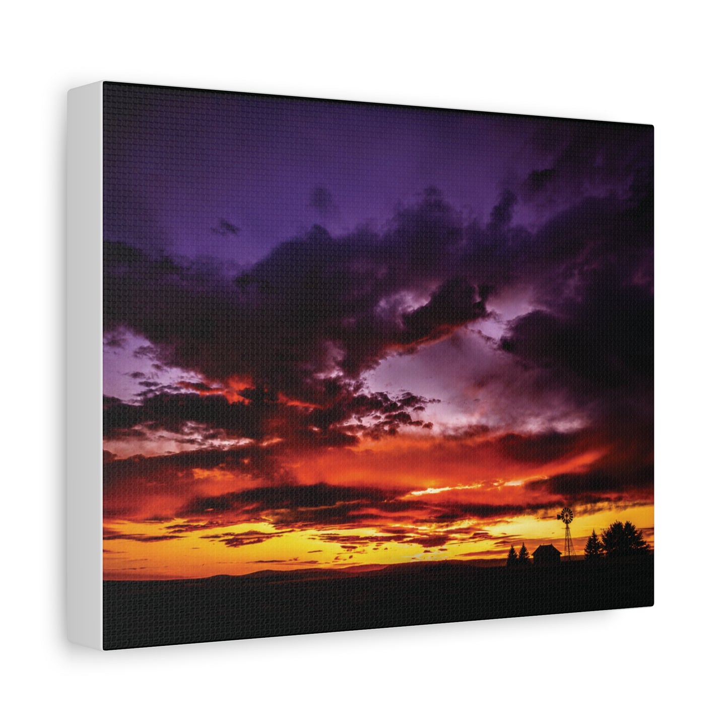 Ranch Sunset Matte Canvas Art