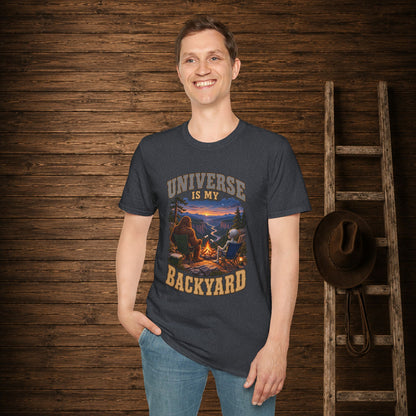Universe Is My Backyard   Adult Size T-Shirt