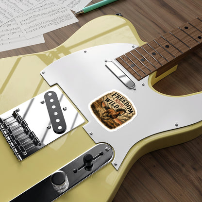 Freedom Runs Wild   Die-Cut Stickers