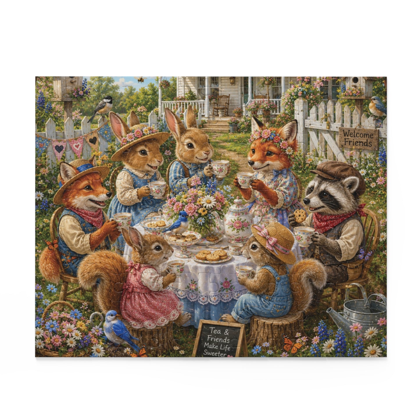 Country Tea Party  Puzzle (120, 252, 500-Piece)
