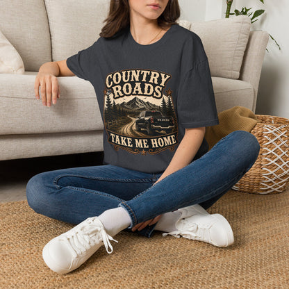 Country Roads Ram  Adult Size T-Shirt