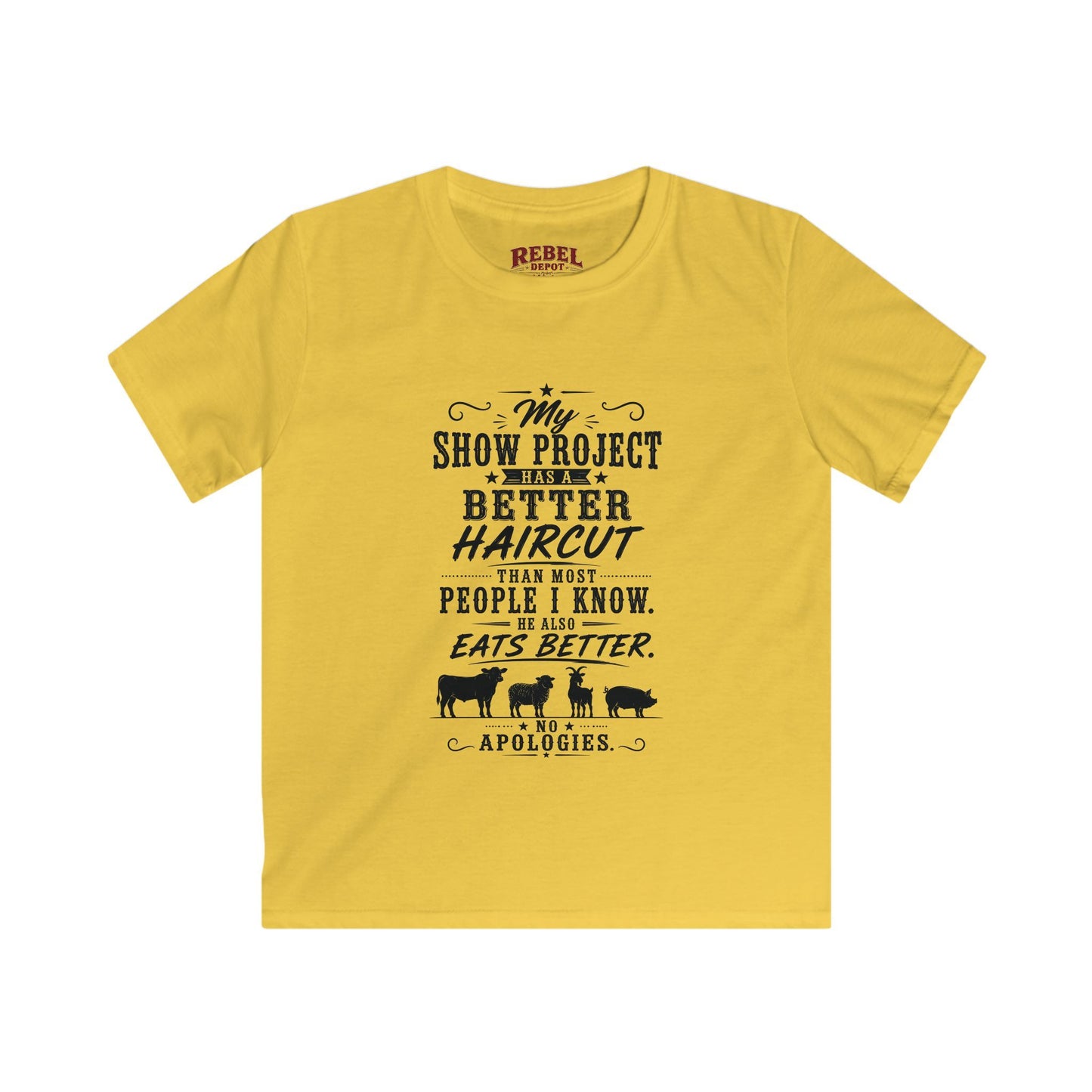 Project Has A Better Haircut   Kids Size T-Shirts