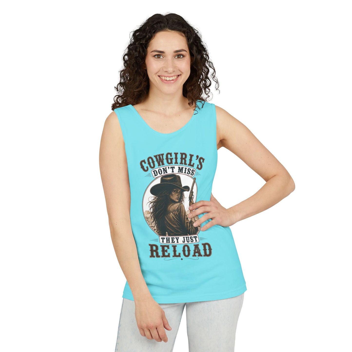 Cowgirls Reload  Adult Unisex Tank Top