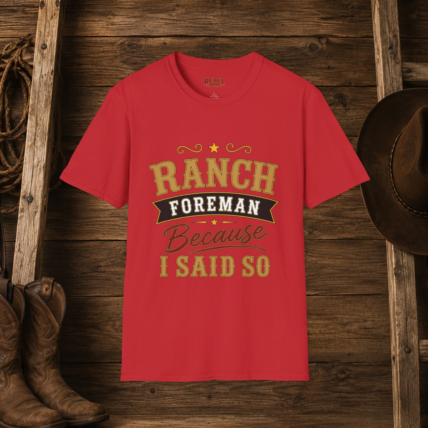 Ranch Foreman  Adult Size T-Shirt