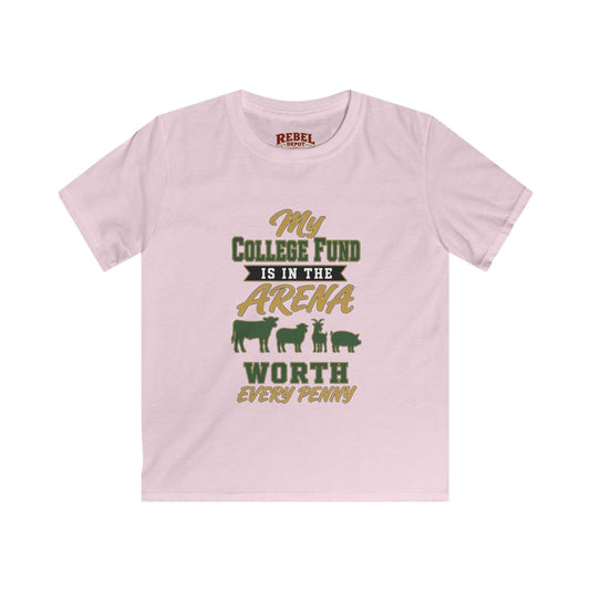 My College Fund   Kids size T-Shirts