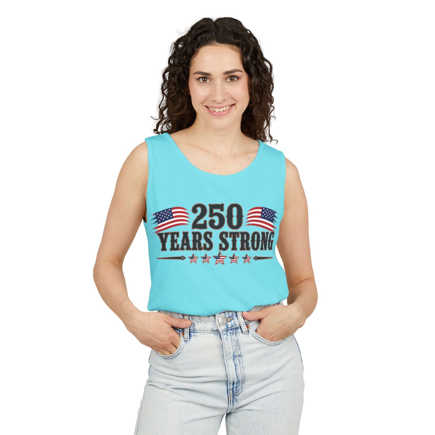 250 Years Strong   Adult Unisex Tank Top  *ON SALE 25% OFF AT CHECKOUT!*