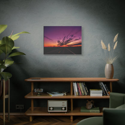 Backroad Sunset Matte Canvas