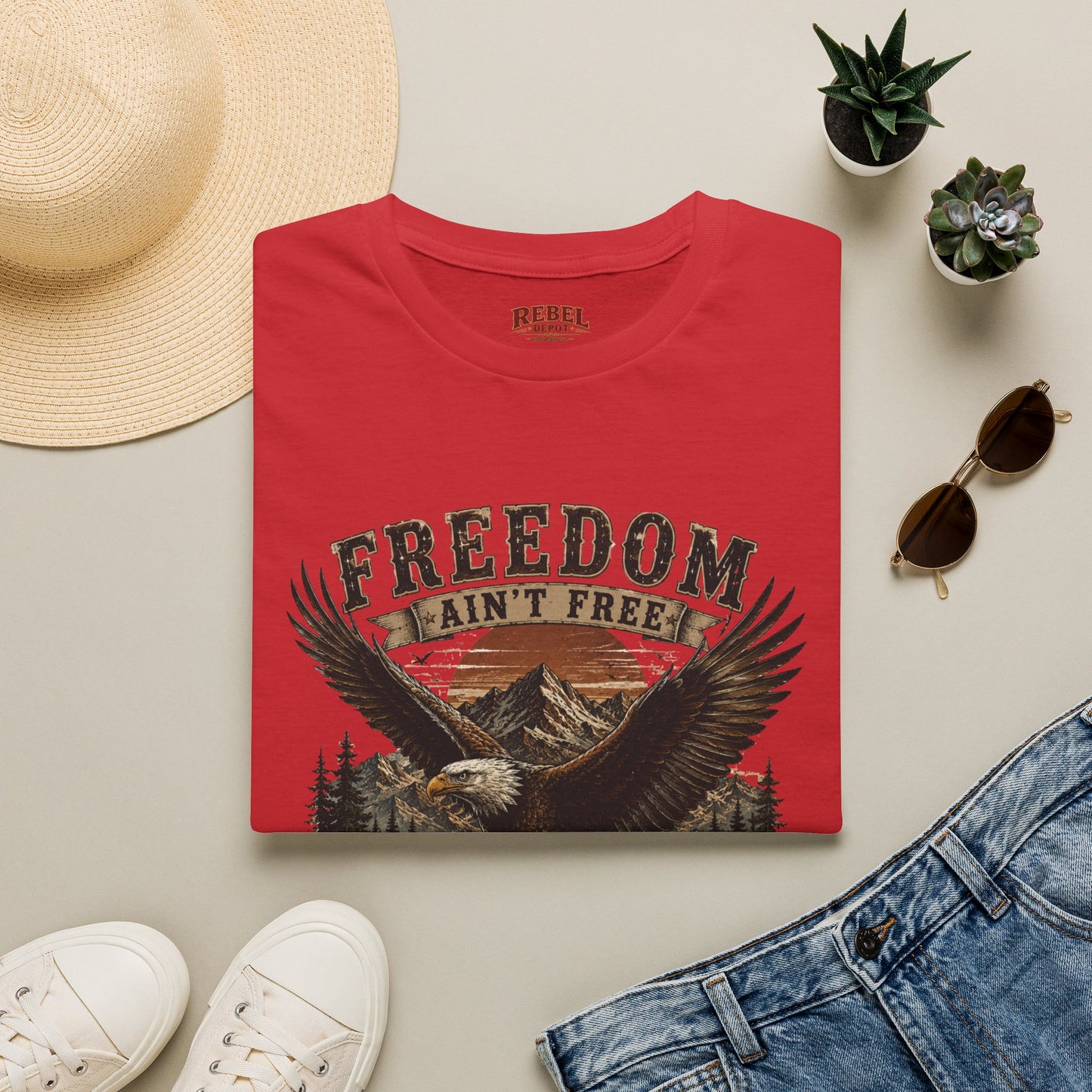 American Rebel Eagle Adult Size T-Shirt