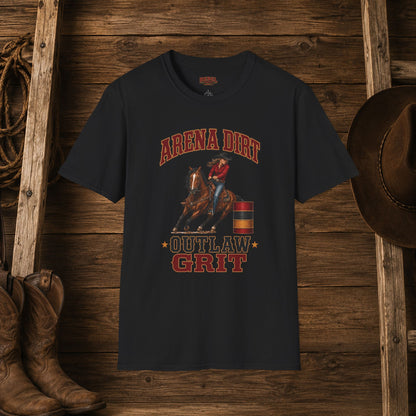 Arena Dirt Outlaw Grit  Adult T-Shirt