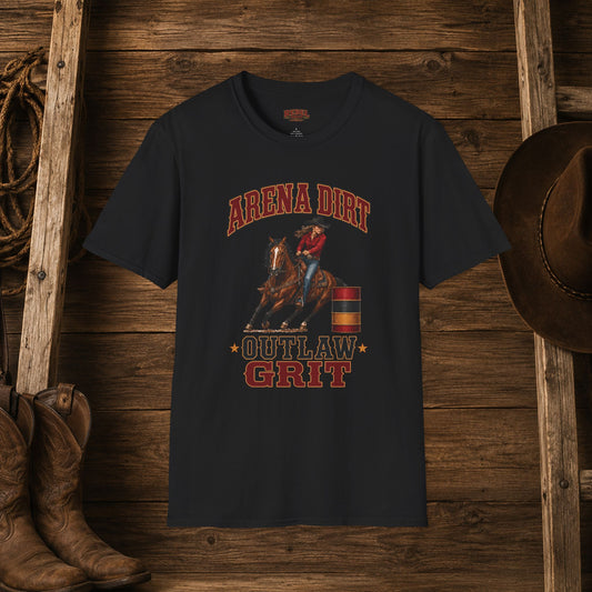Arena Dirt Outlaw Grit  Adult T-Shirt   ***20% Off At Checkout!***