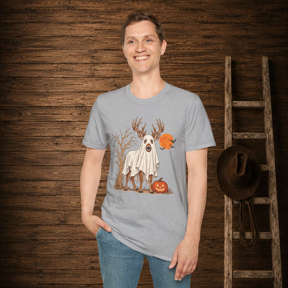 Patch Deer  Adult Size T-Shirt