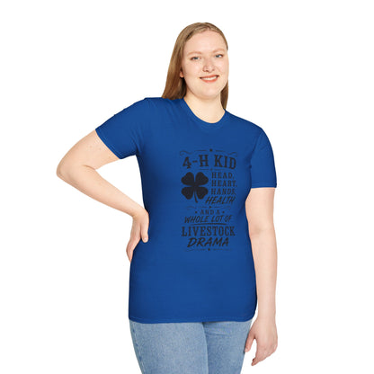 4-H Kid Drama Adult Size T-Shirt