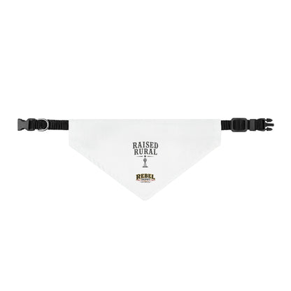 Raised Rural  Clip-on Pet Bandana