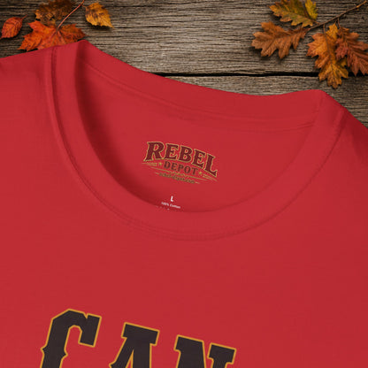 Can Chaser Cowgirl  Adult T-Shirt