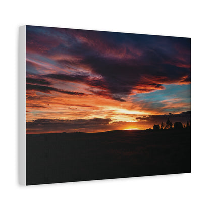 Country Sunset Matte Canvas Art