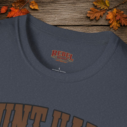 Hunt Hard Live Wild  Adult T-Shirt