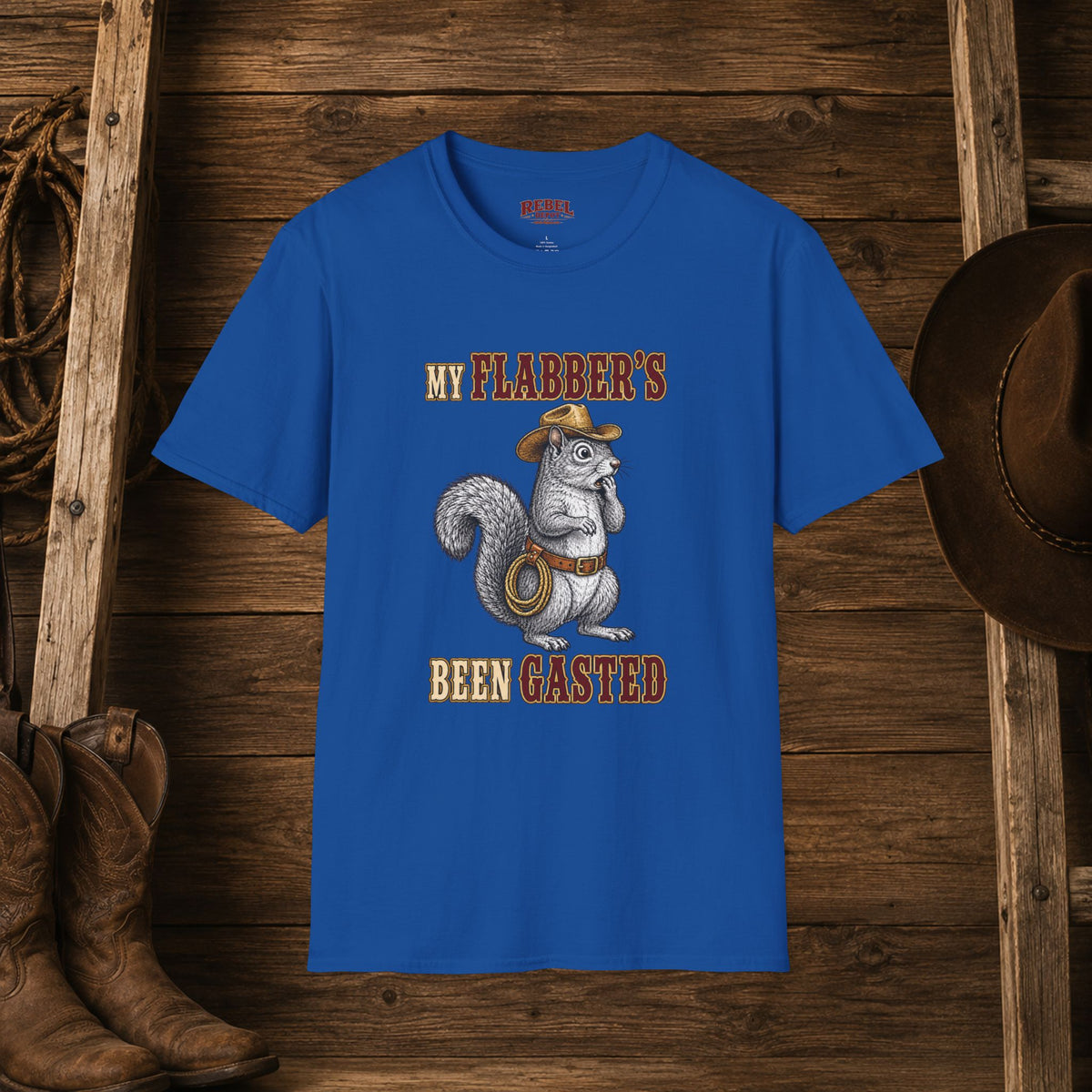 My Flabbers Been Gasted   Adult Size T-Shirt