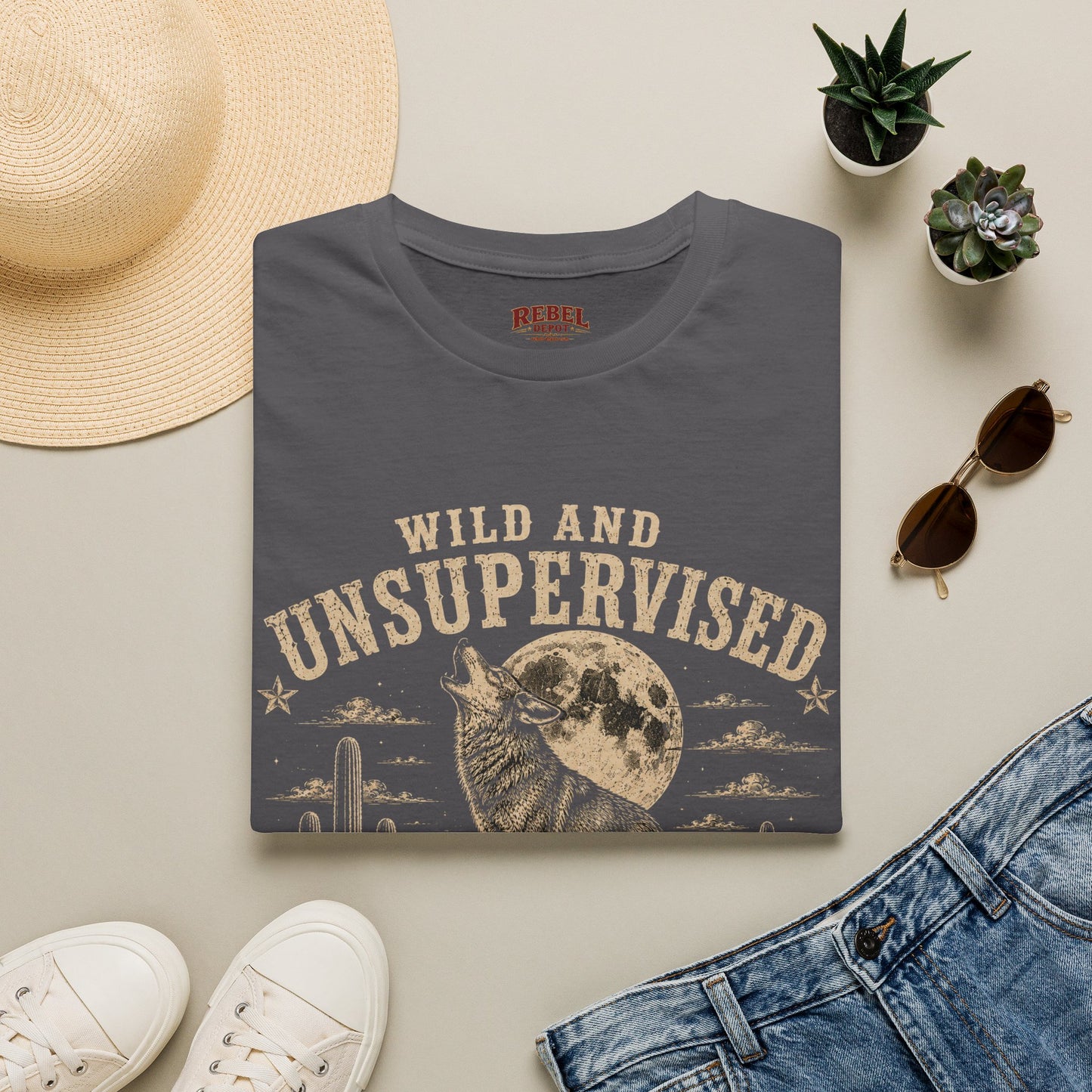 Wild and Unsupervised Cowboy T-Shirt
