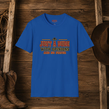 Just A Dude   Adult T-Shirt