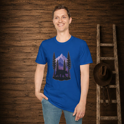 Twilight Bear   Adult Size T-Shirt