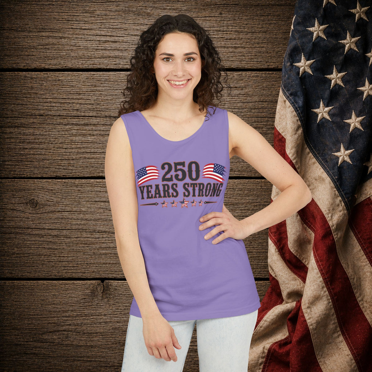 250 Years Strong   Adult Unisex Tank Top