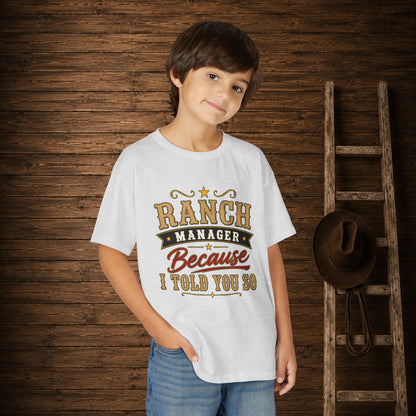 Ranch Manager Youth T-Shirt