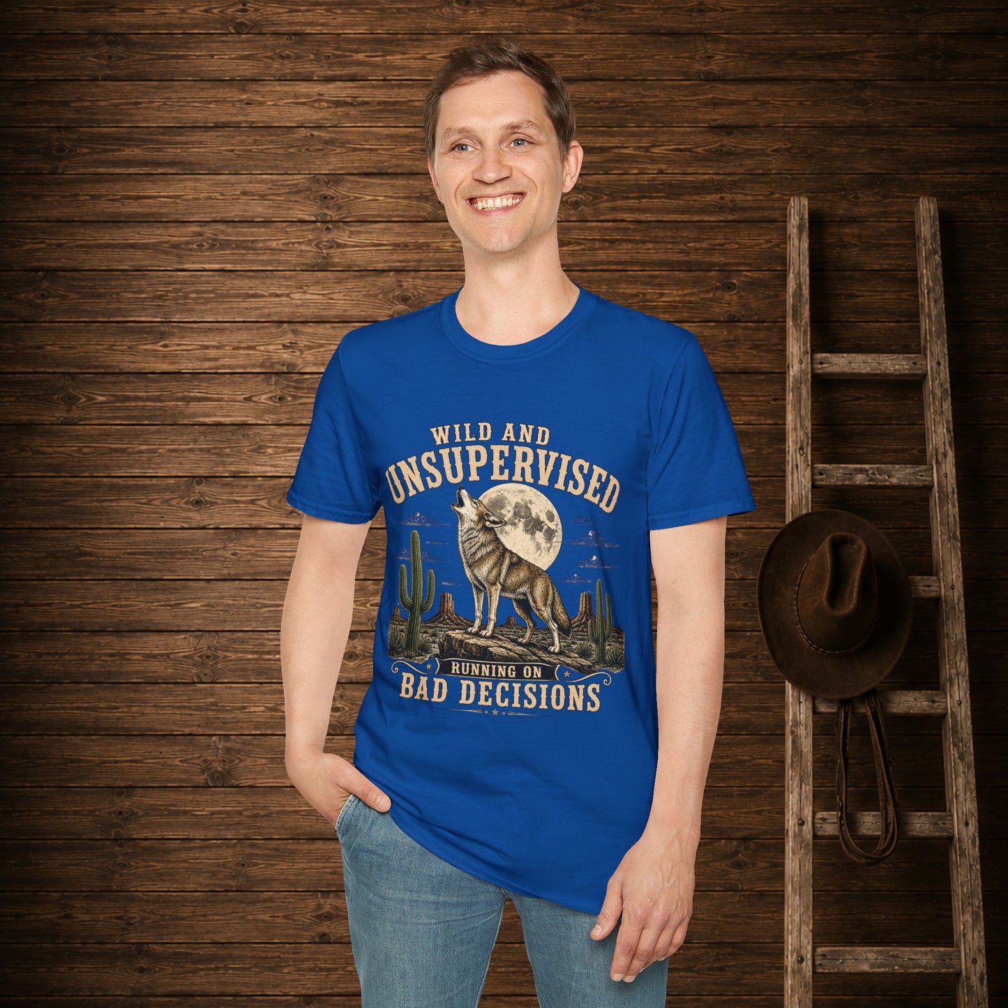 Wild and Unsupervised Cowboy T-Shirt