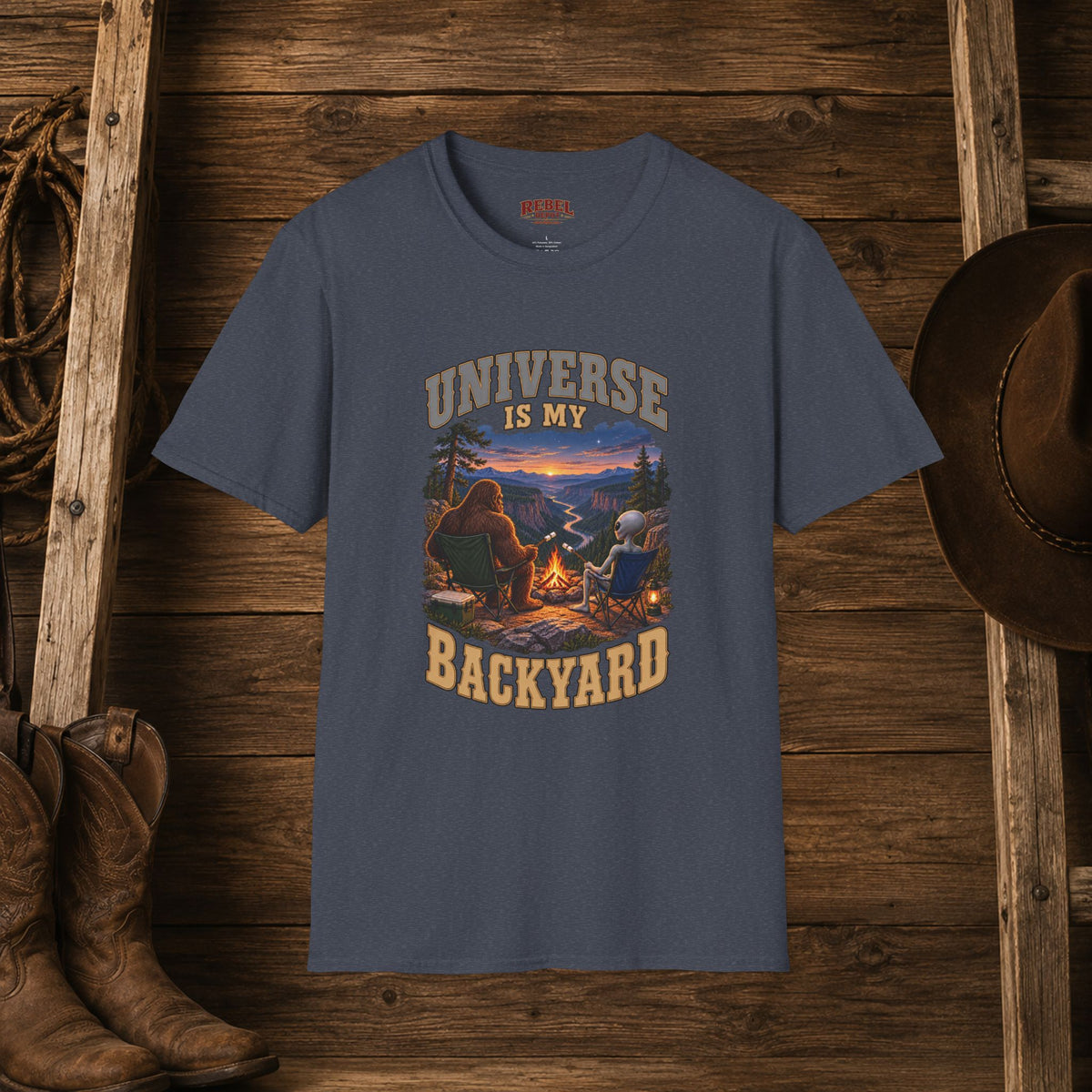 Universe Is My Backyard   Adult Size T-Shirt