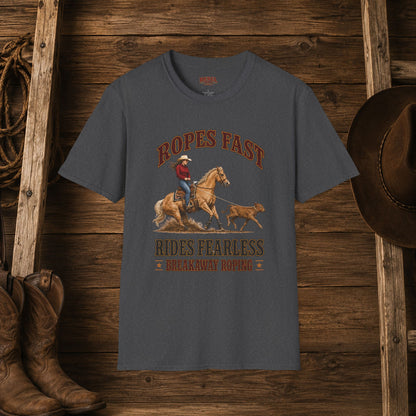 Ropes Fast Breakaway Roping  Adult T-Shirt