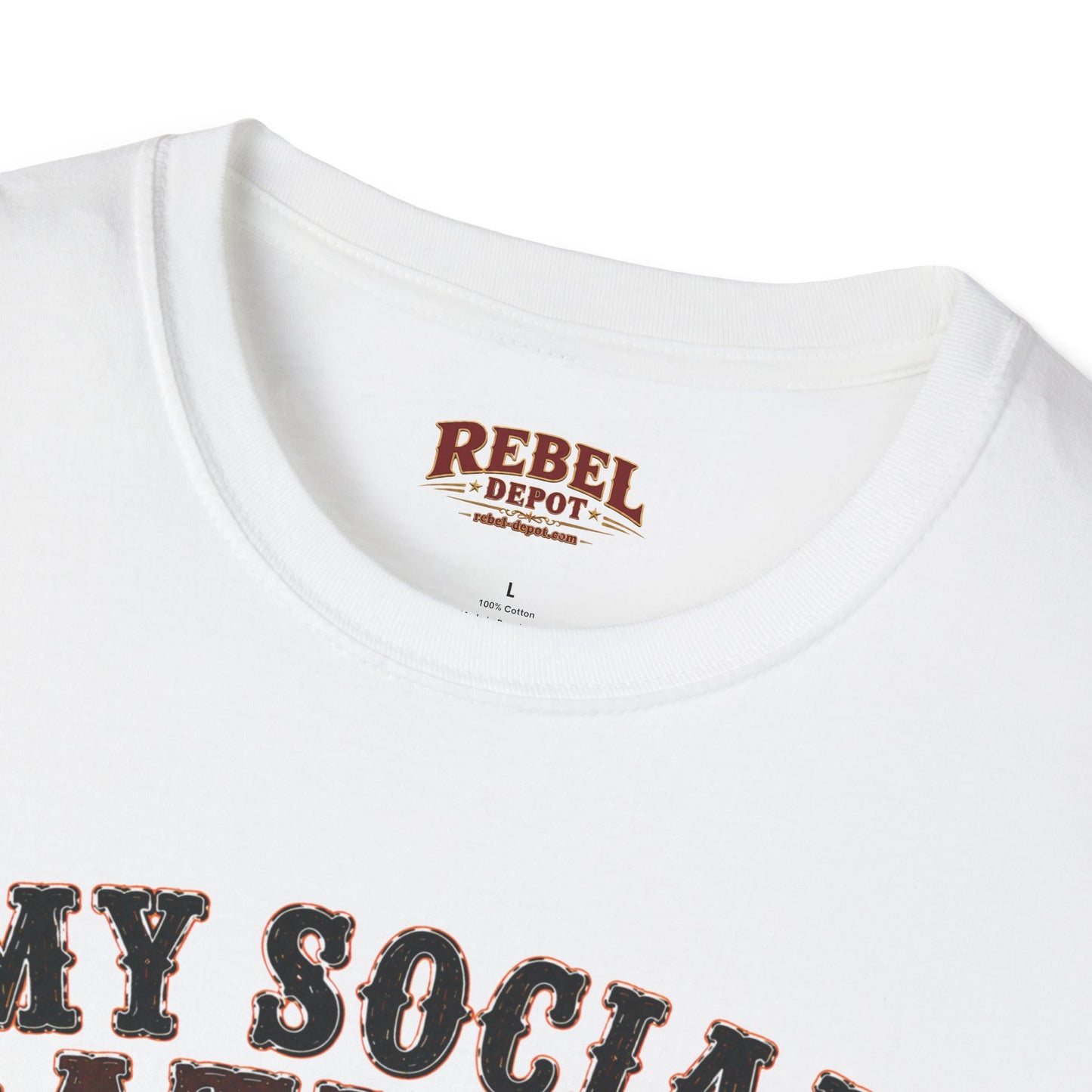 Social Battery Died  Adult Size T-Shirt